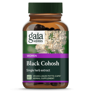 Black Cohosh bottle 60caps Front