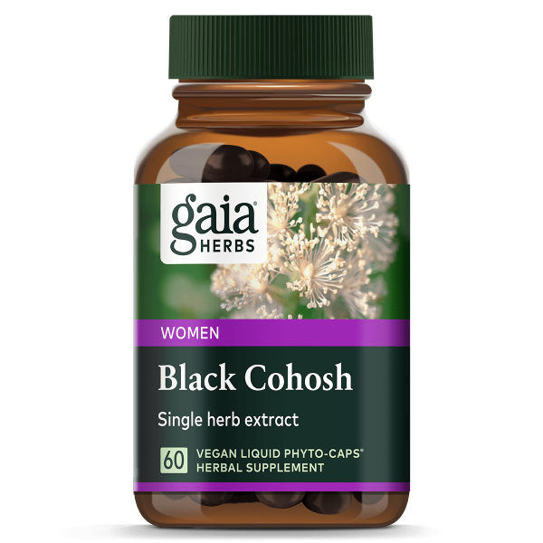 Black Cohosh bottle 60caps Front