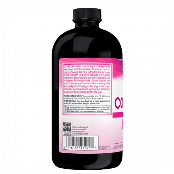 Collagen Pomegranate Liquid side 2