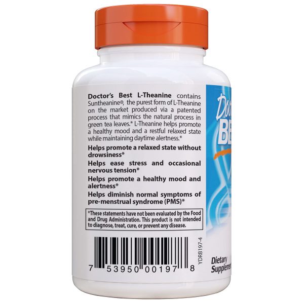 L Theanine with Suntheanine 150mg Side 1