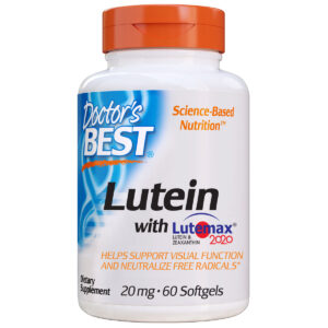 Lutein featuring Lutemax 20mg Front