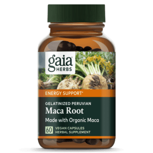 Maca Root bottle 60caps Front 2