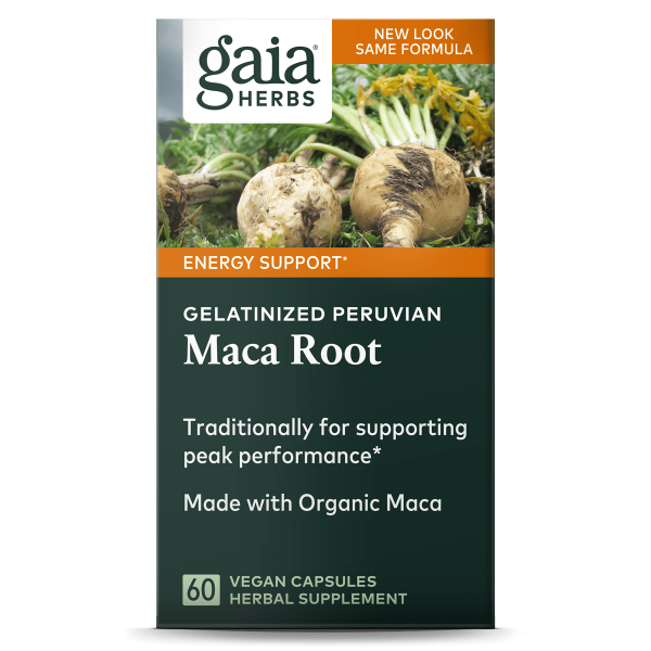 Maca Root box 60caps Front 2