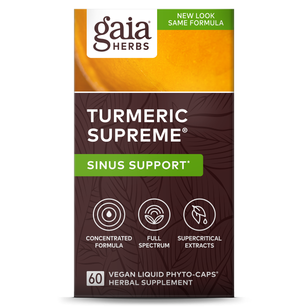Turmeric Supreme Sinus 60ct Box front