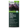 Gaia Herbs Black Elderberry NightTime Syrup PKCRC085P4 101 1017 0718 PDP