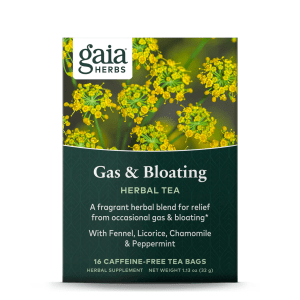 Gaia Gas and Bloating tea Front
