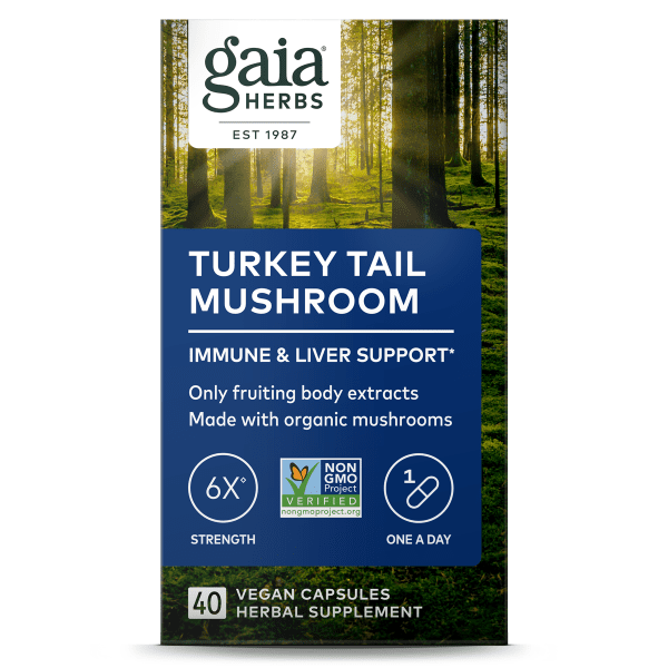 Gaia Turkey Tail Mushroom front